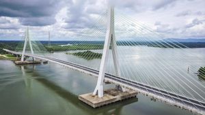 Pernah Lihat Megahnya Penghubung Balikpapan-IKN? Nih Penampakannya