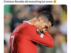 Ronaldo Gagal Maning Cetak Gol Jadi Bahasan di Linimasa