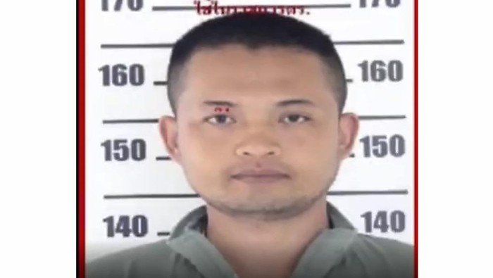 In this mug shot released by the Nong Bua Lamphu Provincial Public Relations Office, a suspected assailant is shown in the attack in the town of Nongbua Lamphu, northern Thailand, Oct. 6, 2022. More than 30 people, primarily children, were killed Thursday when a gunman opened fire in a childcare center in northeastern Thailand and later killed himself, authorities said. (Nong Bua Lamphu Provincial Public Relations Office via AP)