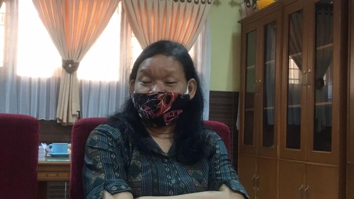 Pembina Rohani Kristen (Rohkris) SMAN 2 Depok, Mayesti Sitorus (Dwi/detikcom)