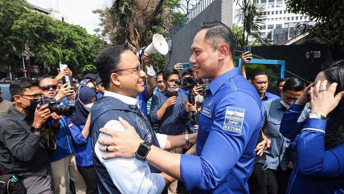 Pertemuan Anies dan AHY di Kantor DPP Demokrat (Dok. Instagram @agusyudhoyono) Pertemuan Anies dan AHY di Kantor DPP Demokrat (Dok. Instagram @agusyudhoyono)