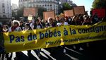 Ribuan Pengasuh Bayi di Prancis Demo Tuntut Kenaikan Upah