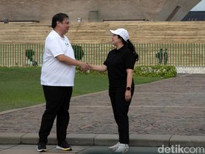 Pantun Airlangga ke Puan: Ikan Hiu Dibawa ke UNDIP, I Love You PDIP