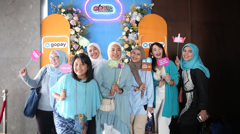Antusiasme para Ibu bertemu teman-teman baru di Komunitas GOSIP.