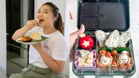 Tren membuat bekal makan siang diikuti beberapa selebriti, salah satunya Tiara Pangestika yang merupakan istri dari Arief Muhammad. Kreasi bekal ini dibuat sendiri olehnya dengan tampilan yang lucu menggemaskan. Foto: Instagram @tiarapangestika