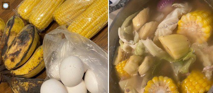 Belum Bisa Masak, Netizen Ini Bikin Sayur Sop Dicampur Pisang