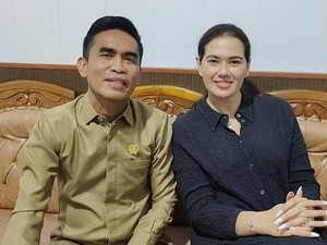 5 Hal Tentang Catherine Wilson yang Dibawa Suami Ngantor ke DPRD Sidrap