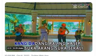 Kang Dadang lagu dangdung. Foto: Twitter  