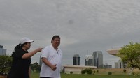Kegiatan jalan santai tersebut merupakan silaturahmi dan konsolidasi politik menjelang pemilu 2024.