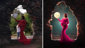 Manfaatkan tembok yang jebol. Foto: Gilmar Silva via Boredpanda