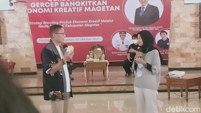 Sandiaga Uno di Magetan