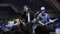 David Bayu juga ikutan kemeriahan Synchronize Fest 2022. (Foto: Grandyos Zafna/detikcom) 