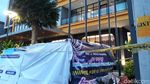 Suasana Terkini TKP Pria Tewas Jatuh dari Lantai 11 Hotel di Sleman