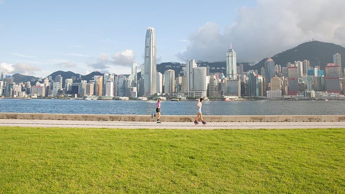 West Kowloon Prominade Hong Kong