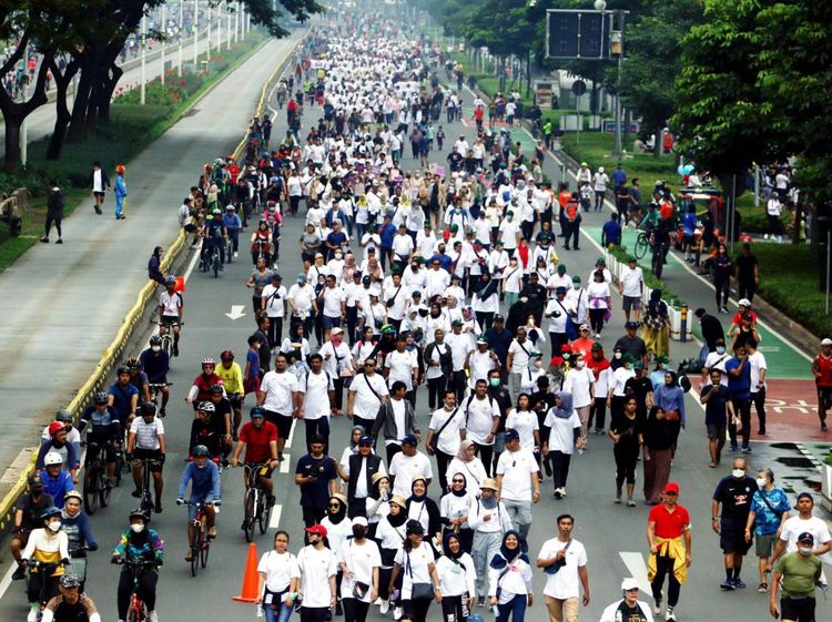 Jalan Sehat Bersama di Car Free Day