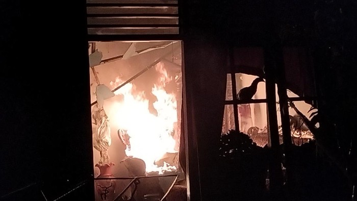 kebakaran rumah di probolinggo