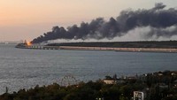 Penyebab insiden itu diduga karena bom mobil. Hal ini disampaikan oleh otoritas Rusia. Reuters/Stringer.
