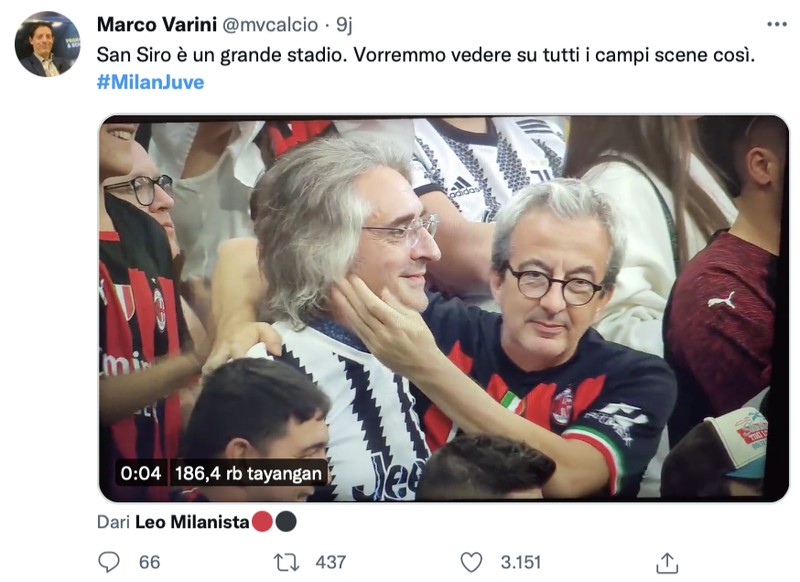 AC Milan berhasil mengalahkan Juventus dengan skor akhir 2-0 di San Siro tadi malam.