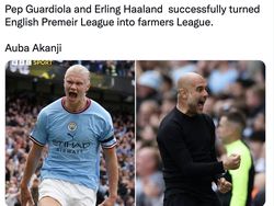 Meme Haaland dan City Jadikan Premier League Liga Petani