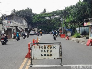 One Way Arah Jakarta, Lalin ke Puncak Ditutup Sementara!
