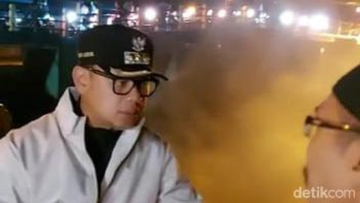 Wali Kota Bogor Bima Arya meninjau Bendung Katulampa