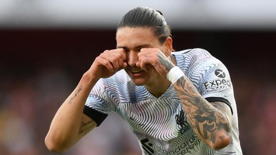 Selebrasi Nangis Darwin Nunez