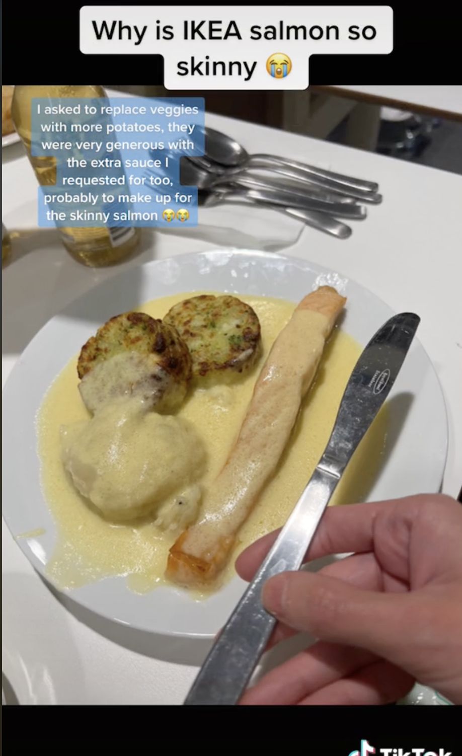 Duh! Pelanggan Ini Kecewa Dapat Fillet Salmon Super Mini di IKEA