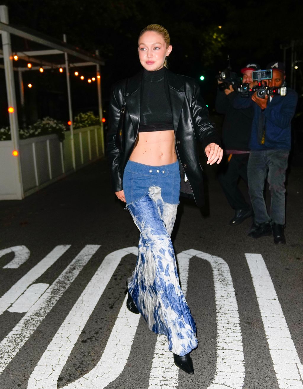 NEW YORK, NEW YORK - OCTOBER 09: Gigi Hadid is seen attending Bella Hadid's birthday party at Lucali's on October 09, 2022 in New York City. (Photo by Gotham/GC Images)
