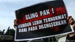 GNPR Salat Gaib dan Menyerukan Tritura di Patung Kuda