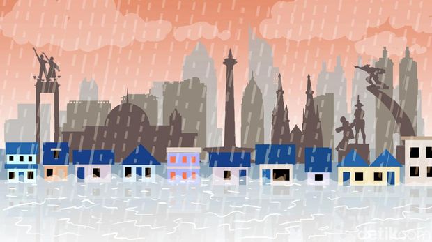 Info Banjir Jakarta Hari Ini: Sebaran Titik dan Prakiraan Cuaca