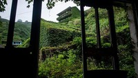 Meski tertutup lumut dan tumbuhan merambat, kesan terbengkalai dan tidak terawat justru sirna di Desa Houtouwan. Yang tampak justru keindahan dan nuansa hijau sejauh mata memandang. (Johannes Eisele/AFP/Getty Images)  