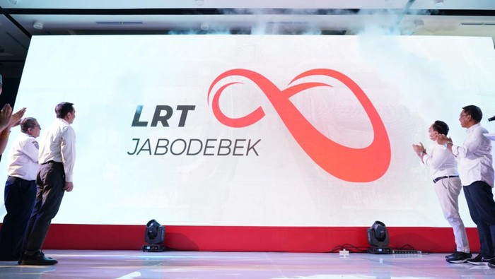 PT Kereta Api Indonesia (Persero) melakukan peluncuran logo layanan LRT Jabodebek. Begini bentuknya.