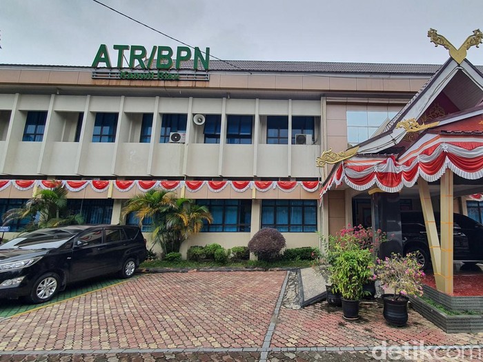 Kantor BPN Riau di Kota Pekanbaru. (Raja Adil Siregar/detikSumut)