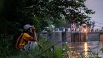 Kondisi Bendungan Katulampa Bogor Pukul 17.00 WIB