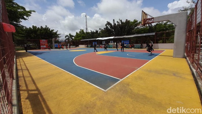 Lapangan basket di Pangandaran