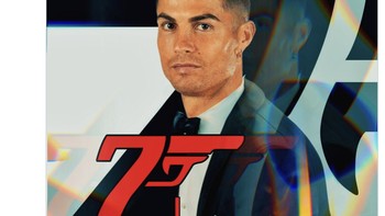 Ronaldo disulap jadi agen 700. Foto: Twitter