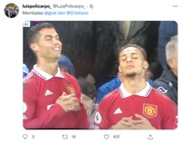 Meme Cristiano Ronaldo cetak gol ke-700 untuk klub