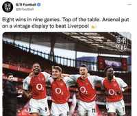 Liverpool Merana, Hat-trick Kekalahan, Tergusur dari Puncak Klasemen oleh Arsenal yang Merajalela.