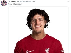 Baik Trent mau pun Maguire dijadikan bahan olok-olok karena sama-sama lawak kala bertahan. Ya, ampun! (Foto: Twitter)