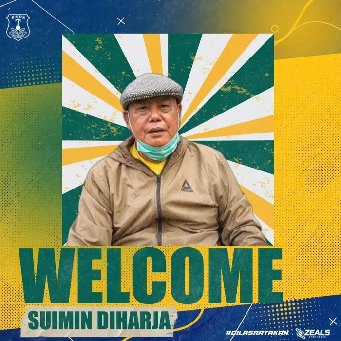 Pelatih baru PSDS Deli Serdang, Suimin Diharja.