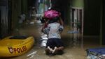 Potret Terkini Banjir di Kebon Pala Jakarta Timur