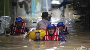 Potret Terkini Banjir di Kebon Pala Jakarta Timur