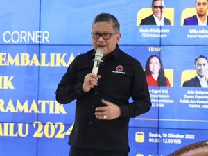 Hasto Sentil Lagi Parpol Pro Jokowi Capreskan Anies, Bawa-bawa Banjir