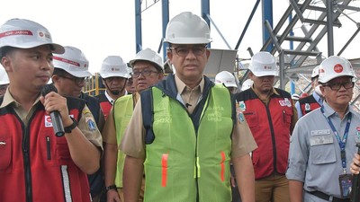 Sisa Masa Jabatan Tinggal Menghitung Hari, Anies Blusukan ke Bantargebang