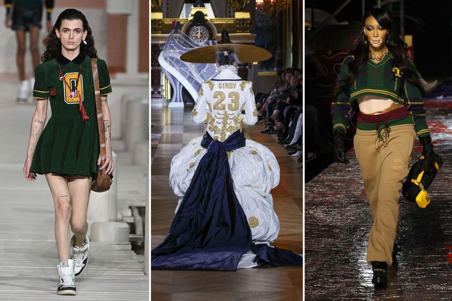 Back to college. Tren varsity menjadi tawaran utama di beberapa pekan mode dunia. Di New York Fashion Week, Coach dan Tommy Hilfiger kompak menghidupkan spirit urban-wear dengan inspirasi gaya anak ivy college. Dari Paris, Thom Browne meramu tren tersebut dalam estetika adibusana yang dramatis. (Foto: Getty Images)