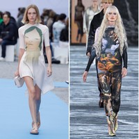 Art imitates life. Karya seni baik lukis maupun fotografi memberikan inspirasi besar bagi Stella McCartney, Balmain, dan Chanel untuk kreasi Spring 2023 ini. (Foto: Getty Images)