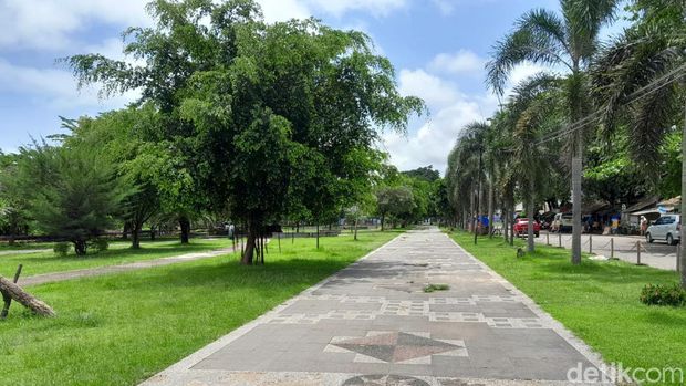 Wajah baru Taman Pesona Pangandaran.
