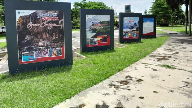 Wajah baru Taman Pesona Pangandaran.