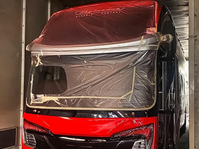 Bocoran bus baru Persija Jakarta Bocoran bus baru Persija Jakarta