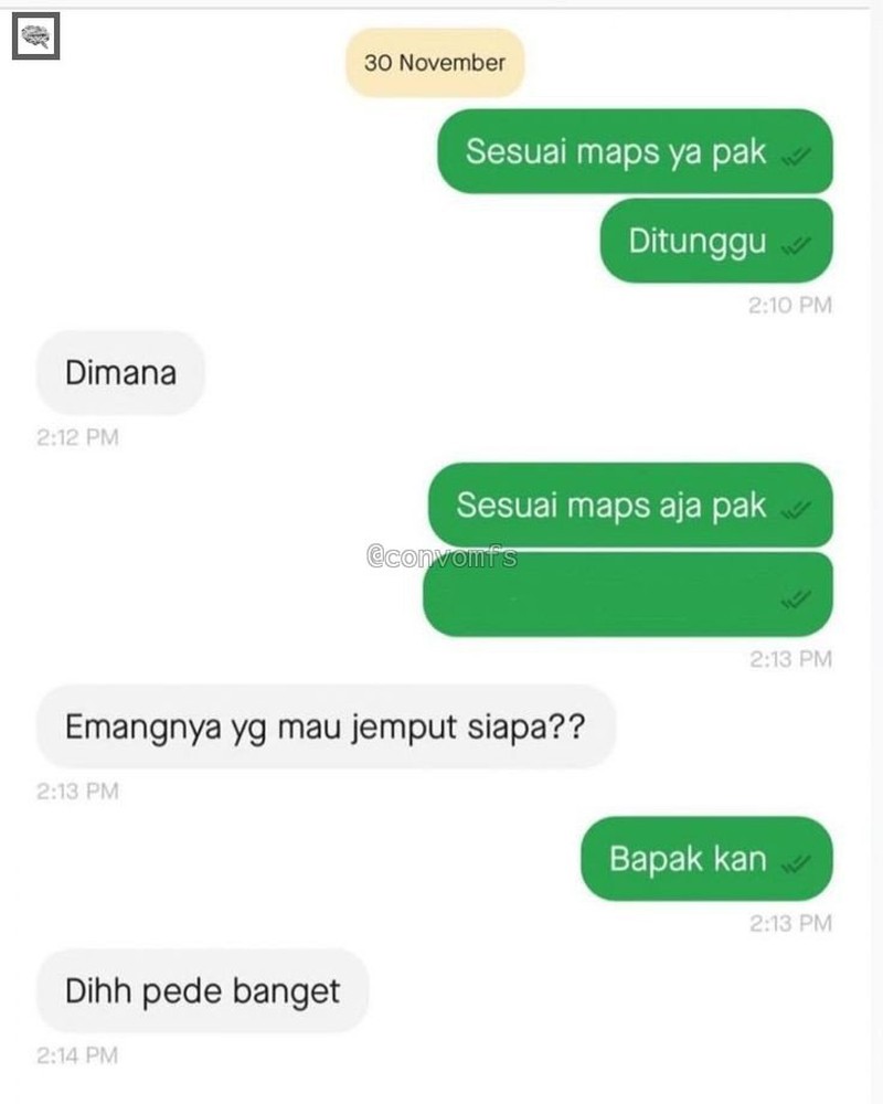 Kumpulan Chat Lucu Ojol dengan Penumpang, Yakin Bisa Tahan Ketawa?